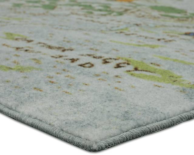Kids Disney Winnie The Pooh Vintage 100 Acre Wood White 8' x 10' Rug - Thumbnail - Image 2