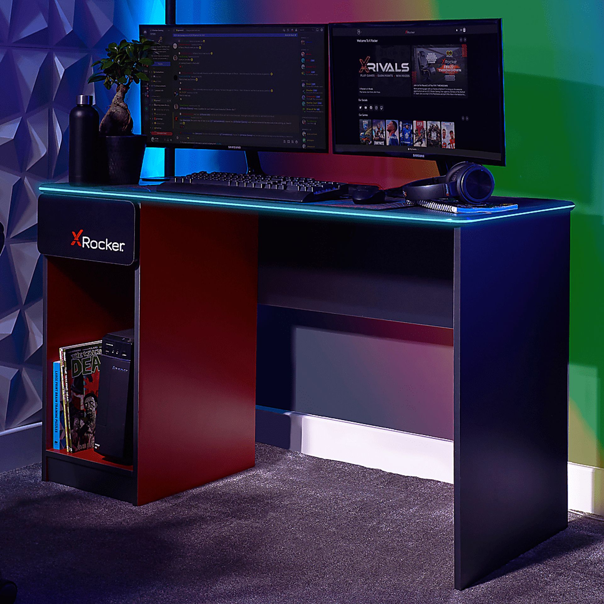 Kids Disodan Gray Gaming Desk - Image 2