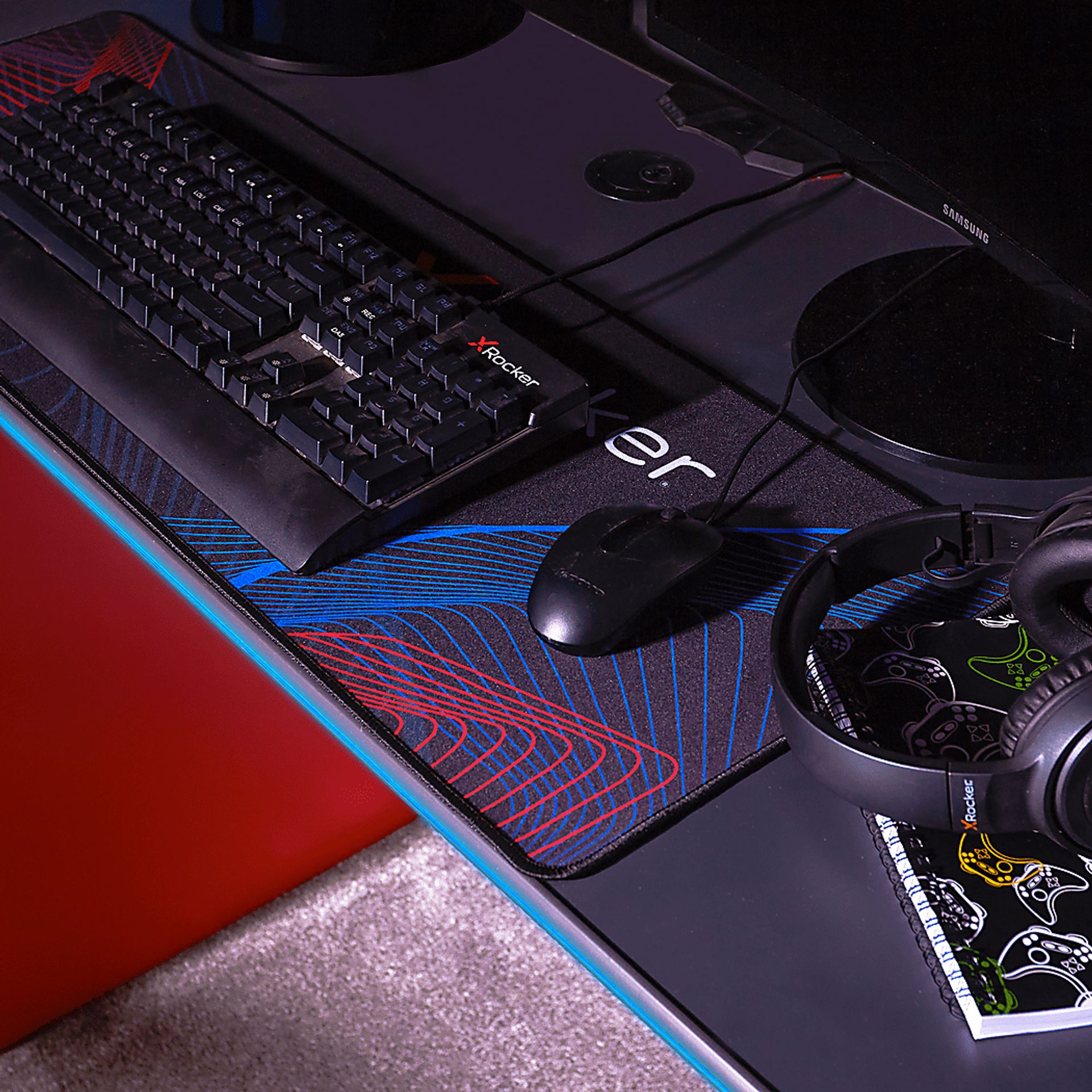 Kids Disodan Gray Gaming Desk - Image 4