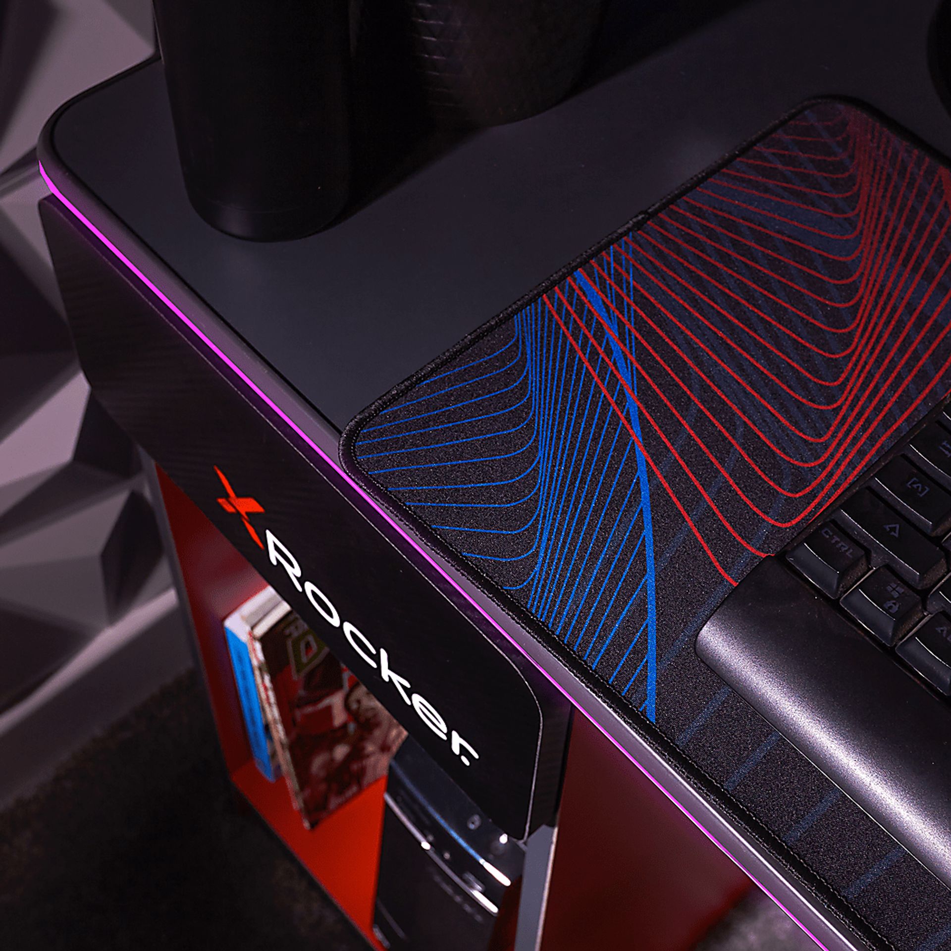 Kids Disodan Gray Gaming Desk - Image 8
