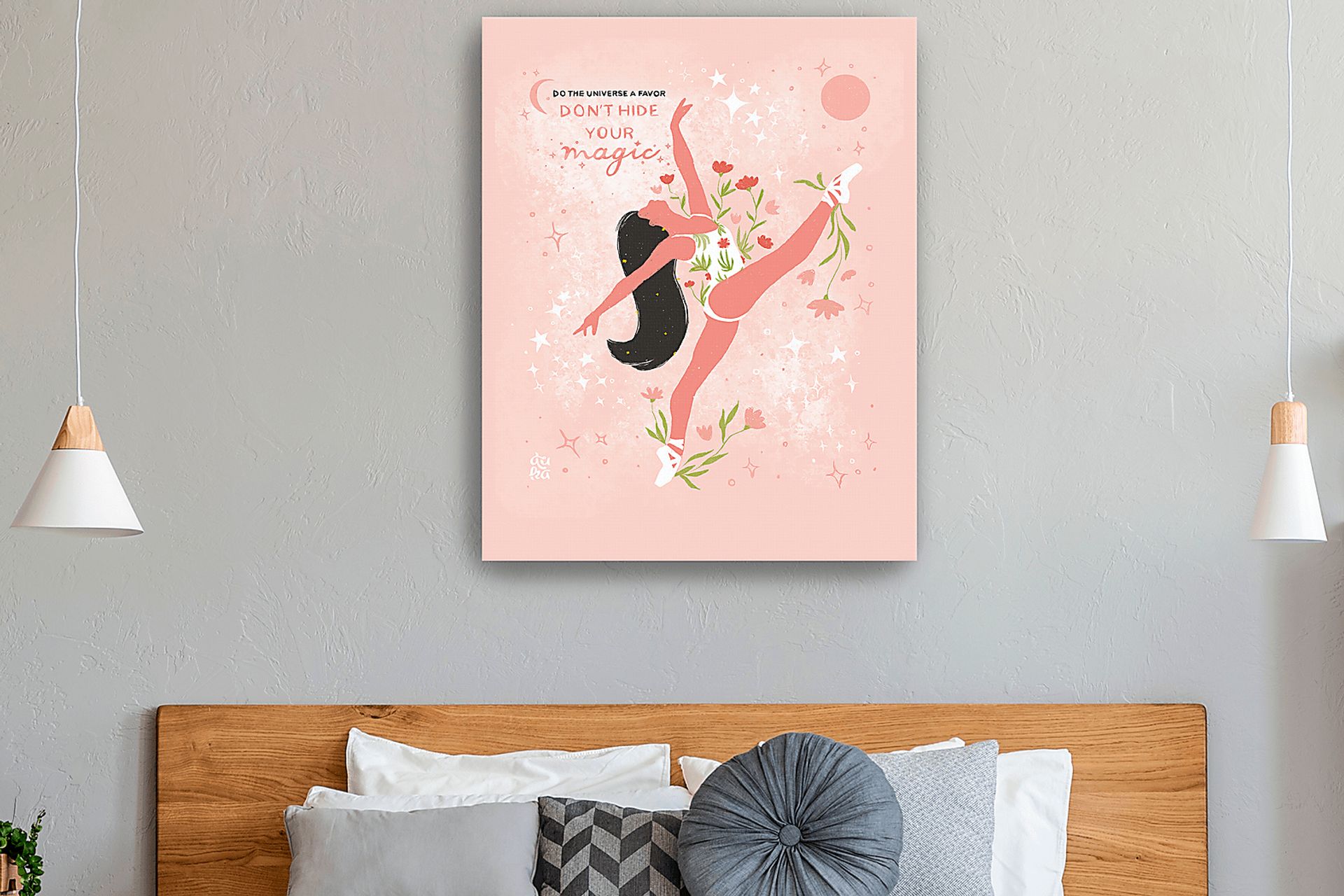 Kids Don't Hide Your Magic II Pink Artwork - Image 2