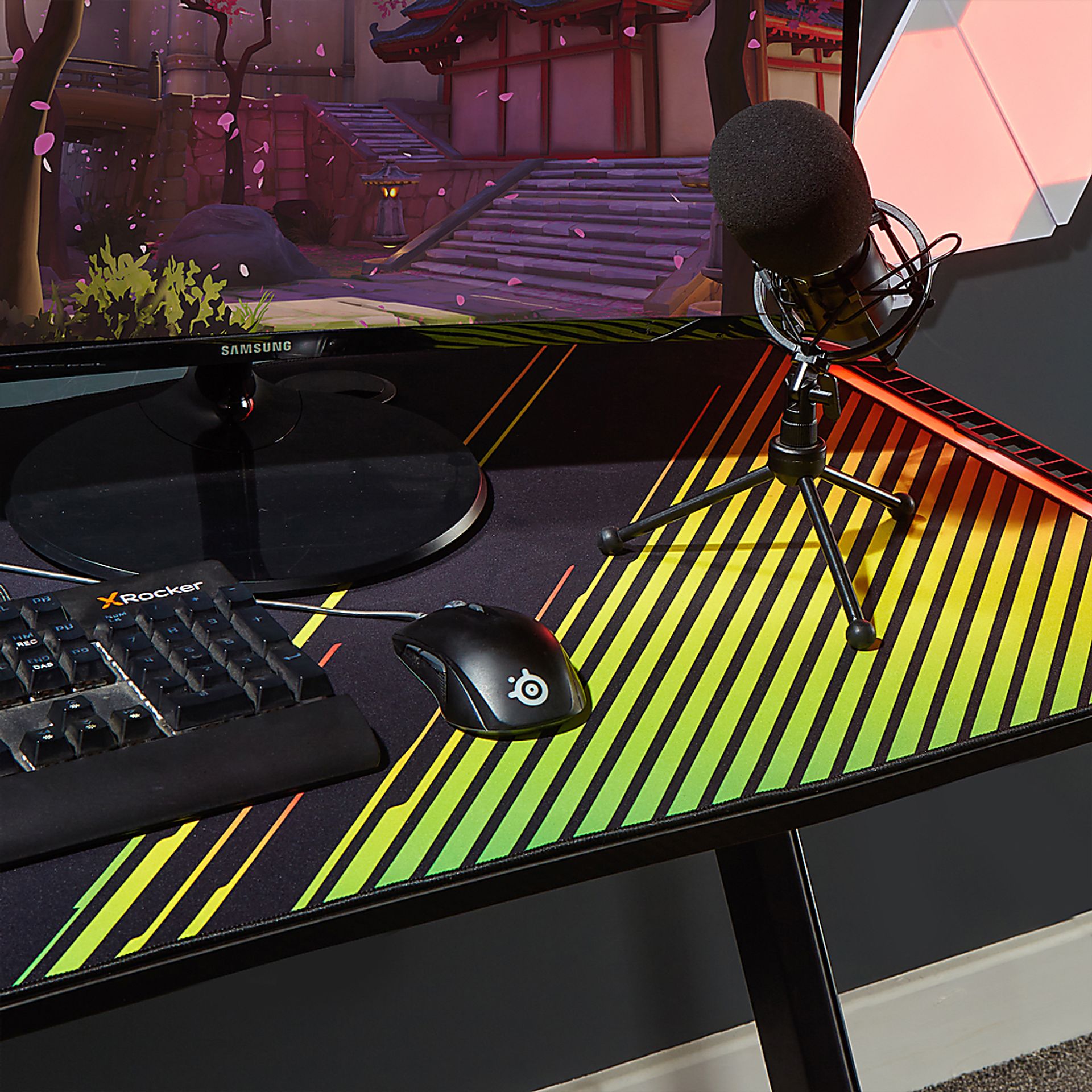 Kids Dotrax Black Gaming Desk - Image 5