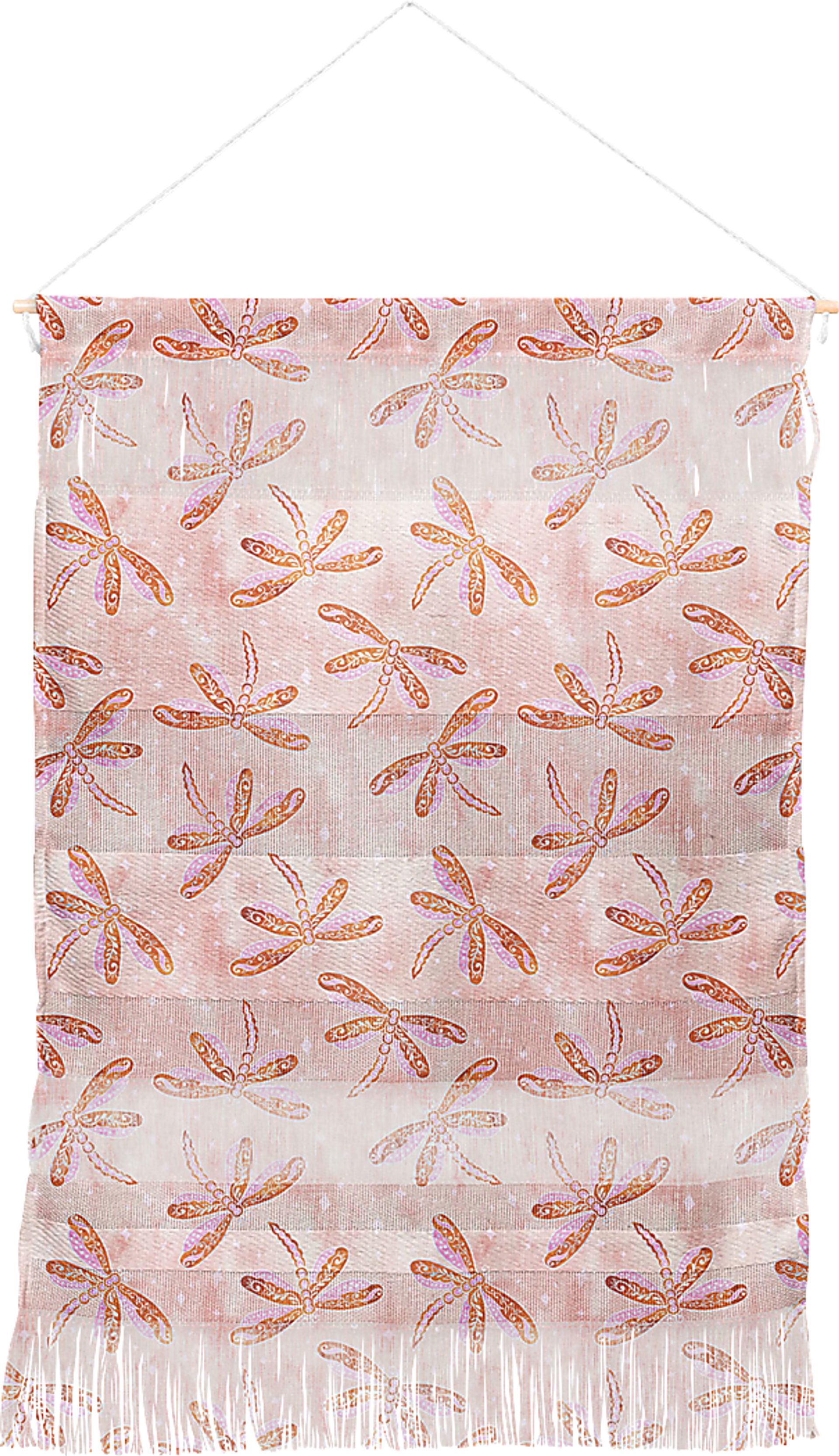 Kids Dragonfly Party Pink Wall Decor - Image 1