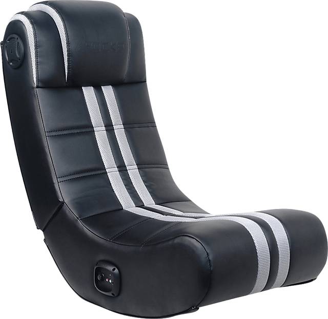 Kids Drako Black/Gray Gaming Rocker - Thumbnail - Image 1