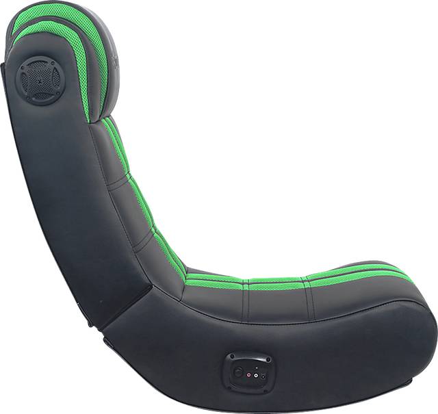 Kids Drako Black/Green Gaming Rocker - Thumbnail - Image 2