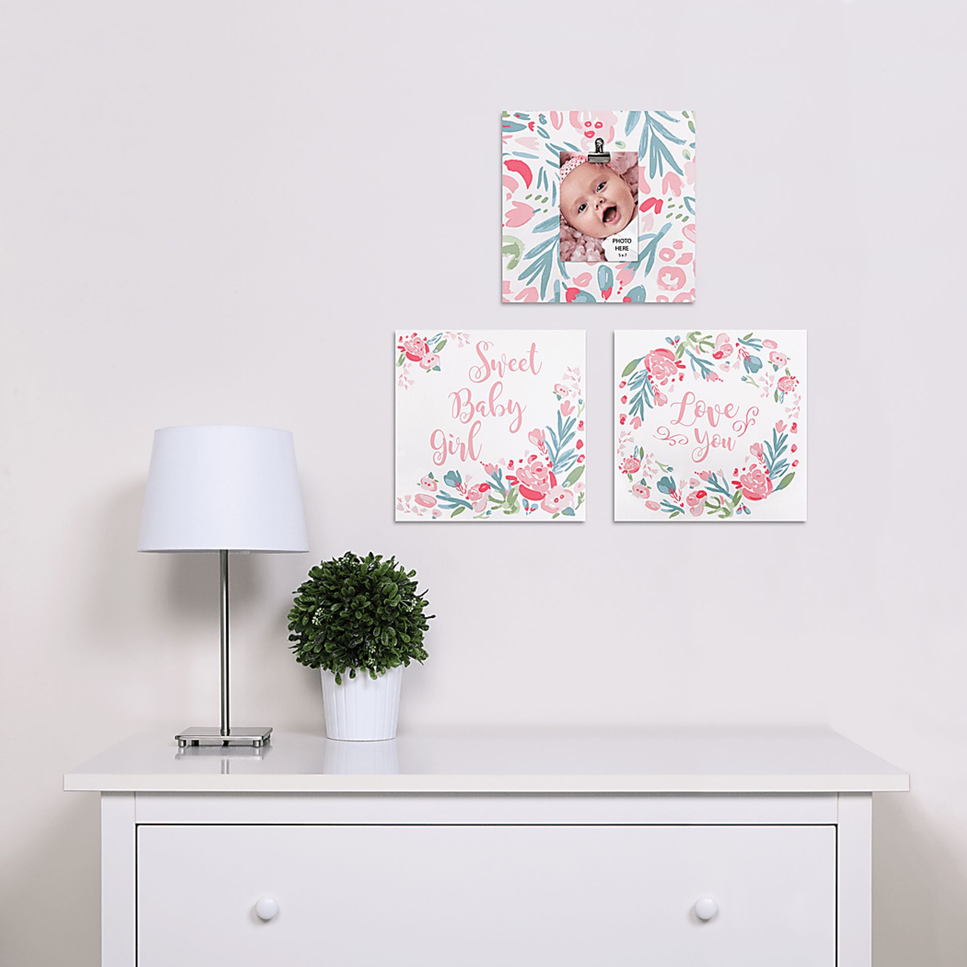 Kids Dream Blossom Pink 3 Pc Artwork - Image 3