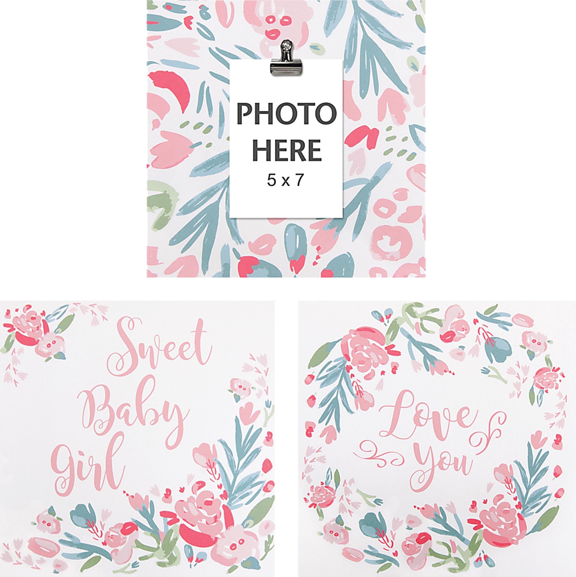 Kids Dream Blossom Pink 3 Pc Artwork - Image 1