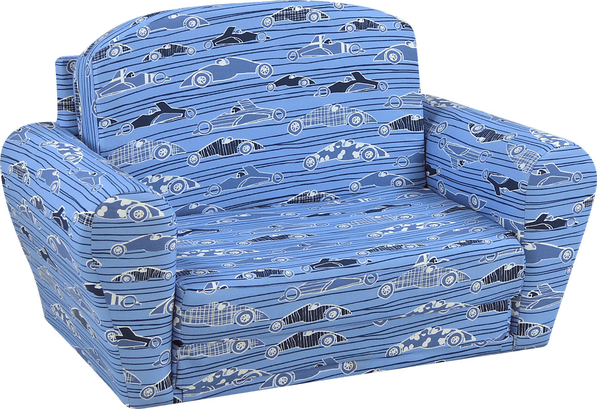 Kids Dream Burrow Blue Sleeper Chair - Image 1