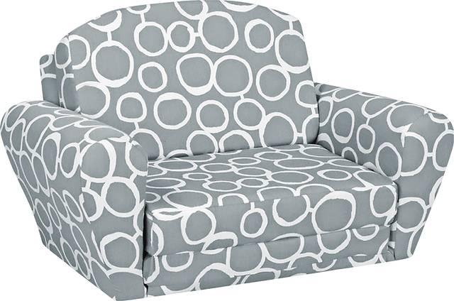 Kids Dream Burrow Gray Sleeper Chair - Thumbnail - Image 1