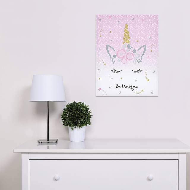Kids Dreaming Unicorn Pink Artwork - Thumbnail - Image 2