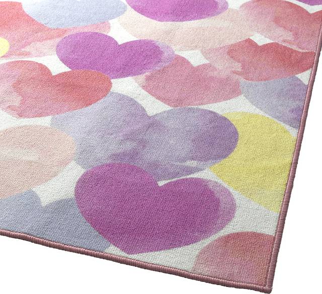 Kids Dreamy Heartland Pink 5' x 7' Rug - Thumbnail - Image 3