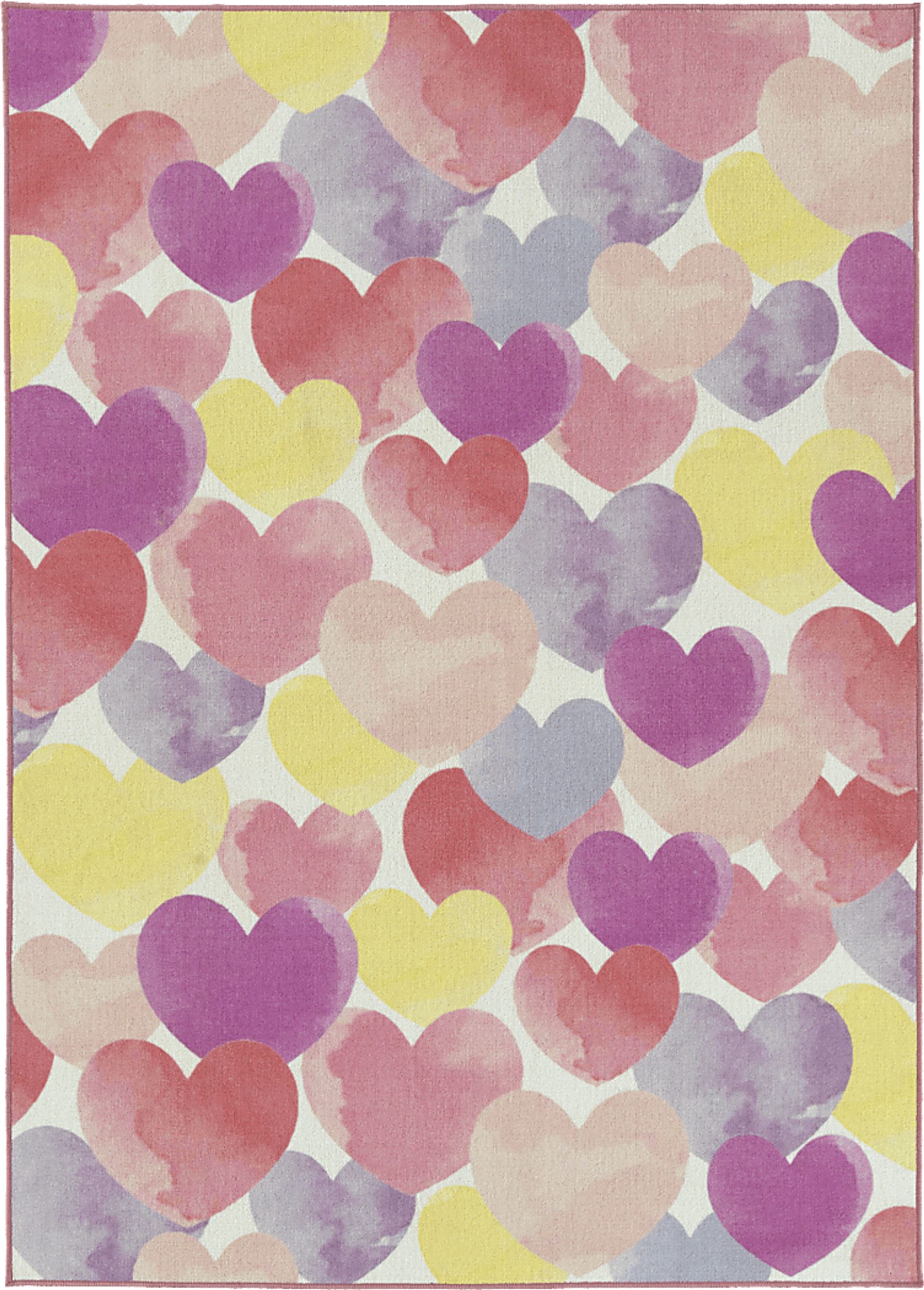 Kids Dreamy Heartland Pink 7' x 9' Rug - Image 1