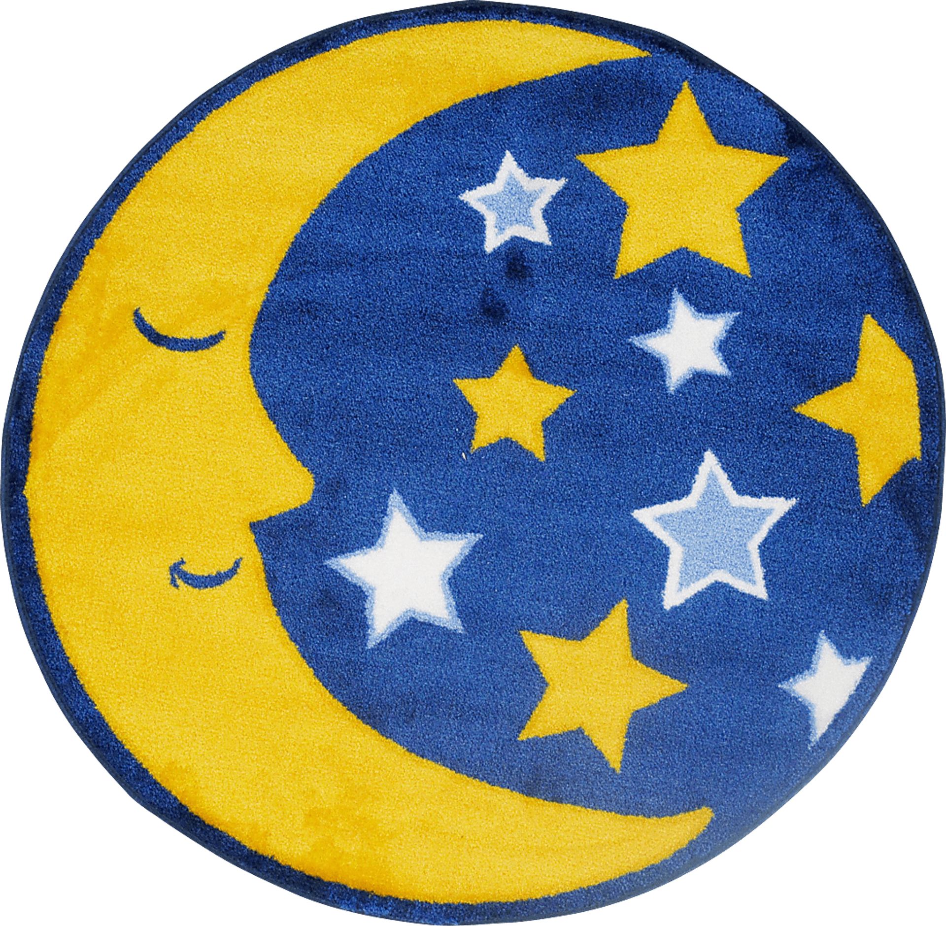 Kids Dreamy Sky Blue 3' x 3' Rug - Image 1