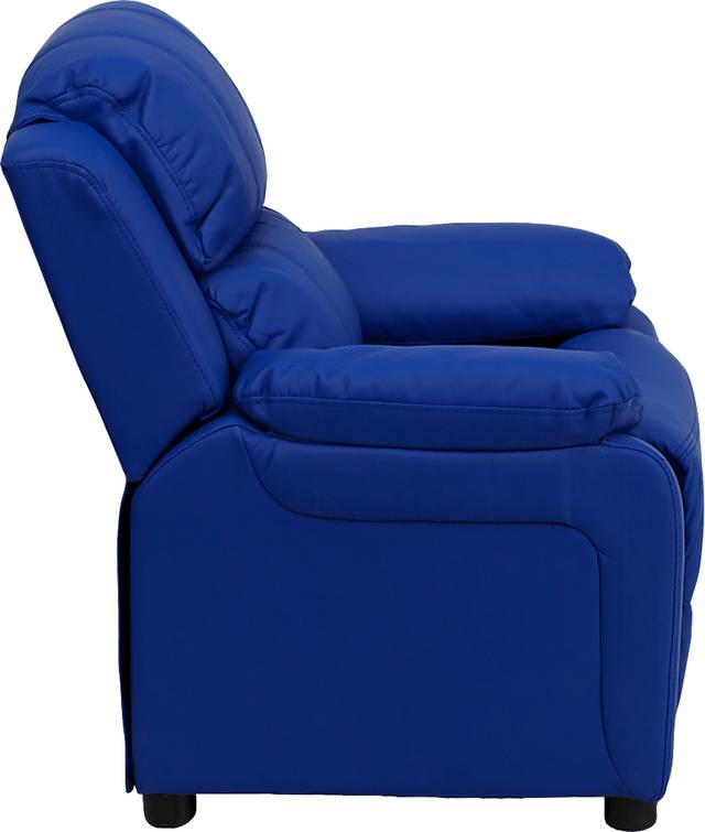 Kids Dreux Blue Recliner - Thumbnail - Image 2