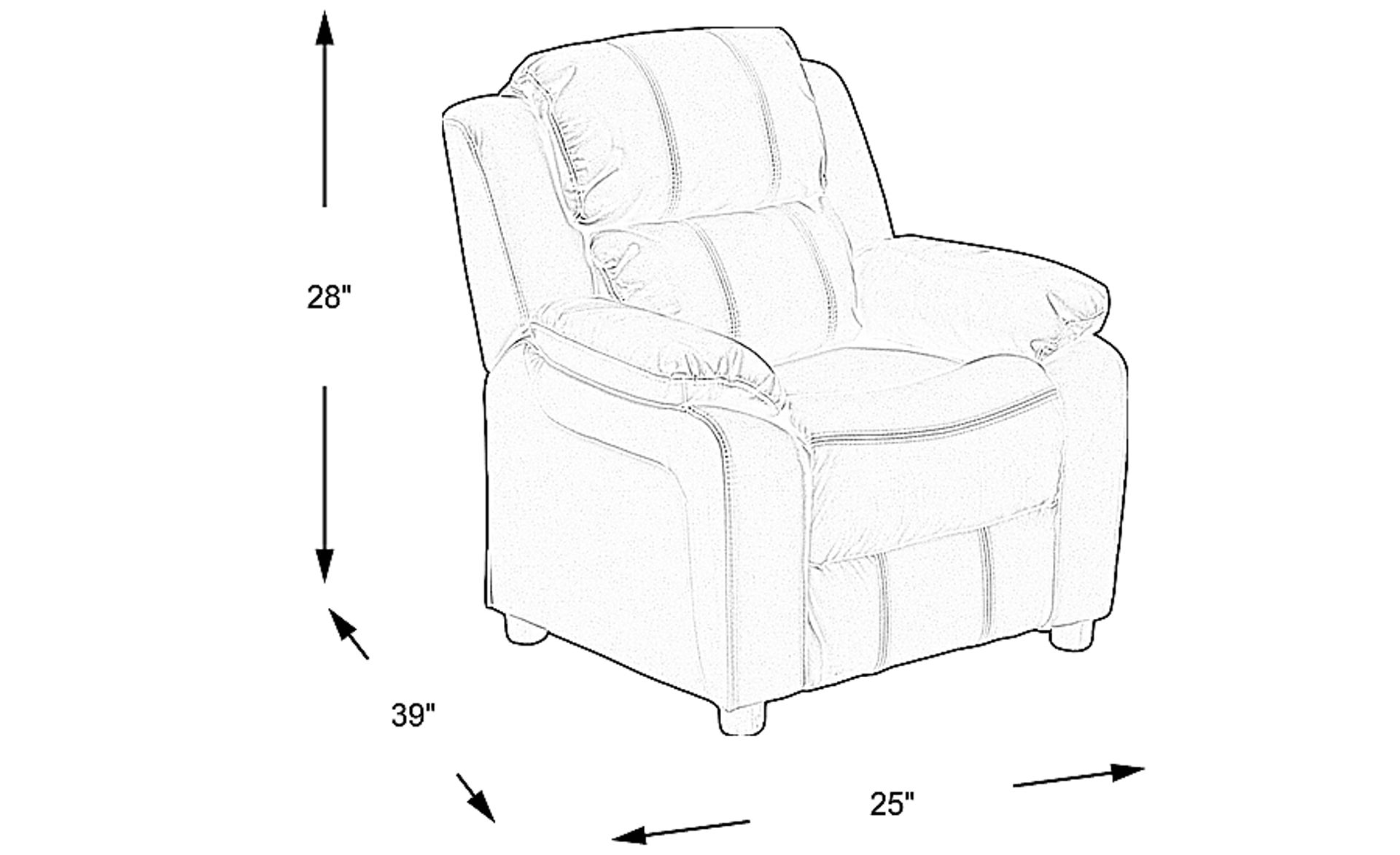 Dimension Image. Please refer to the Dimension Tab on this page for dimension details.