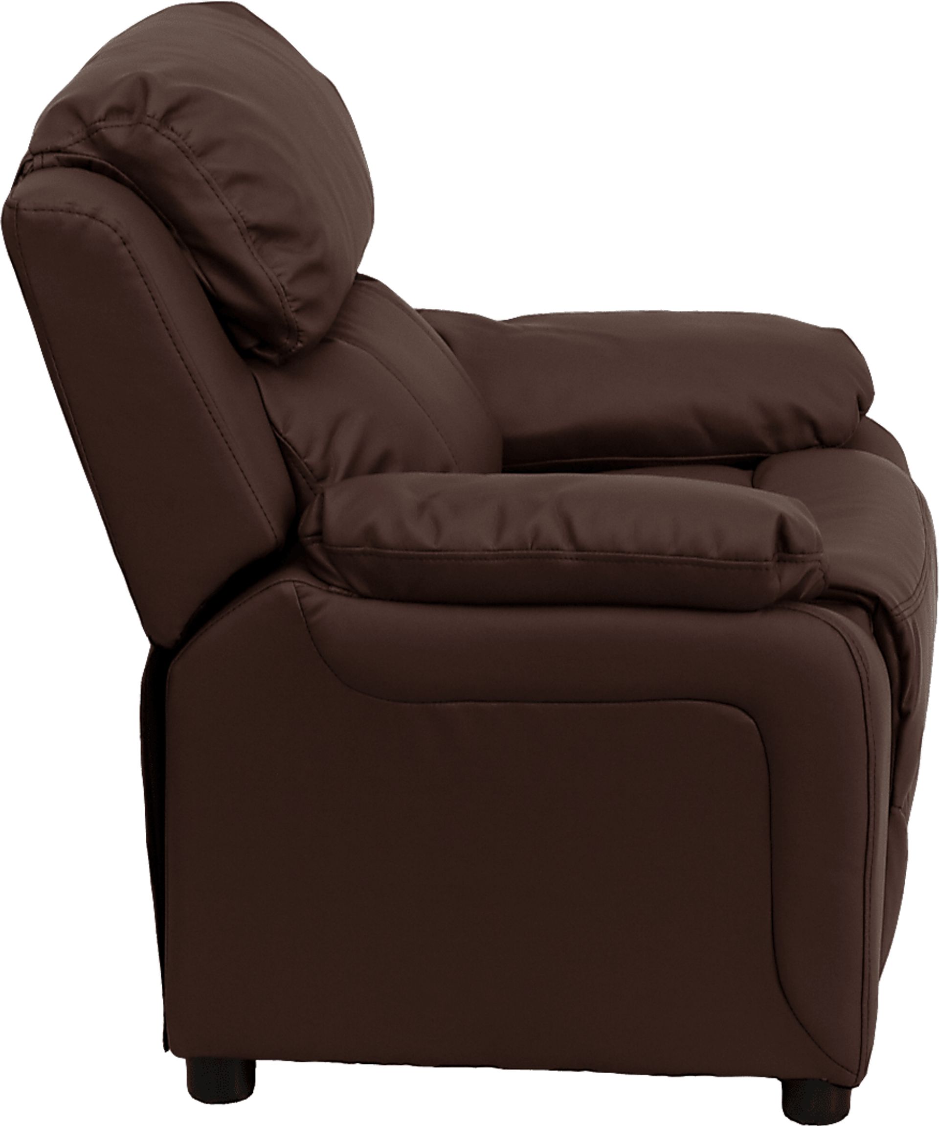 Kids Dreux Brown Recliner - Image 2