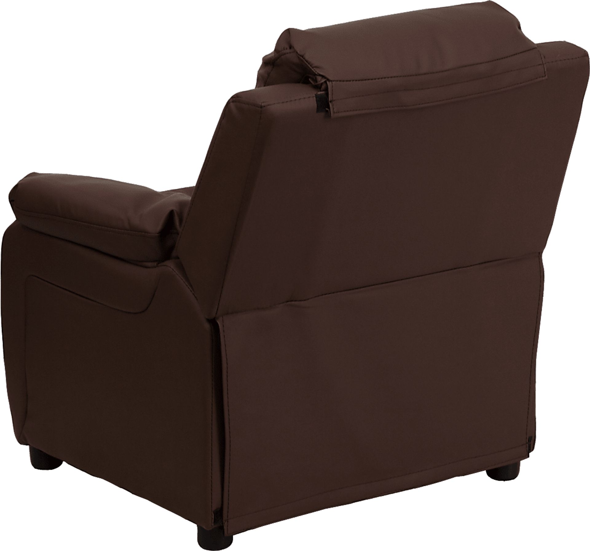 Kids Dreux Brown Recliner - Image 3