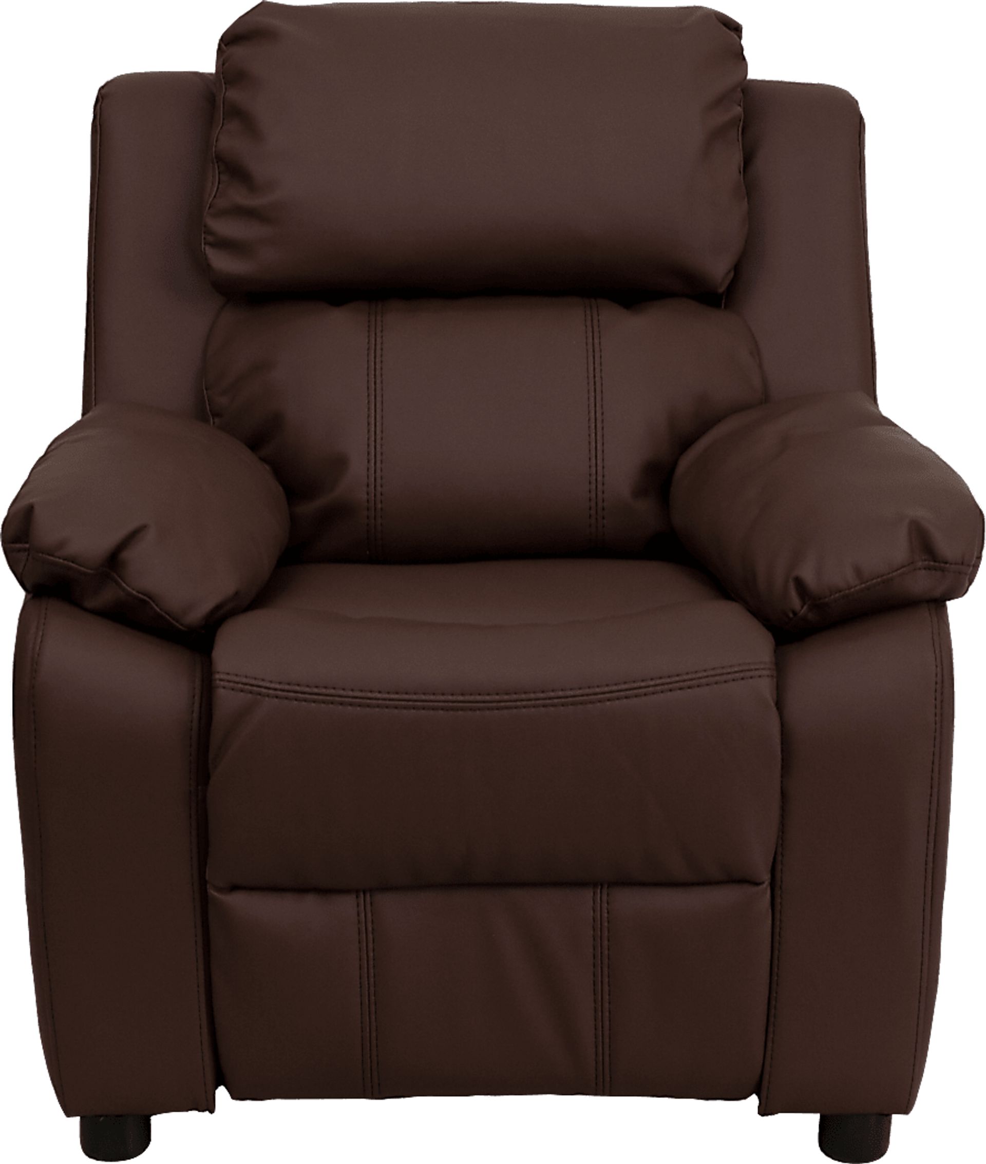 Kids Dreux Brown Recliner - Image 4