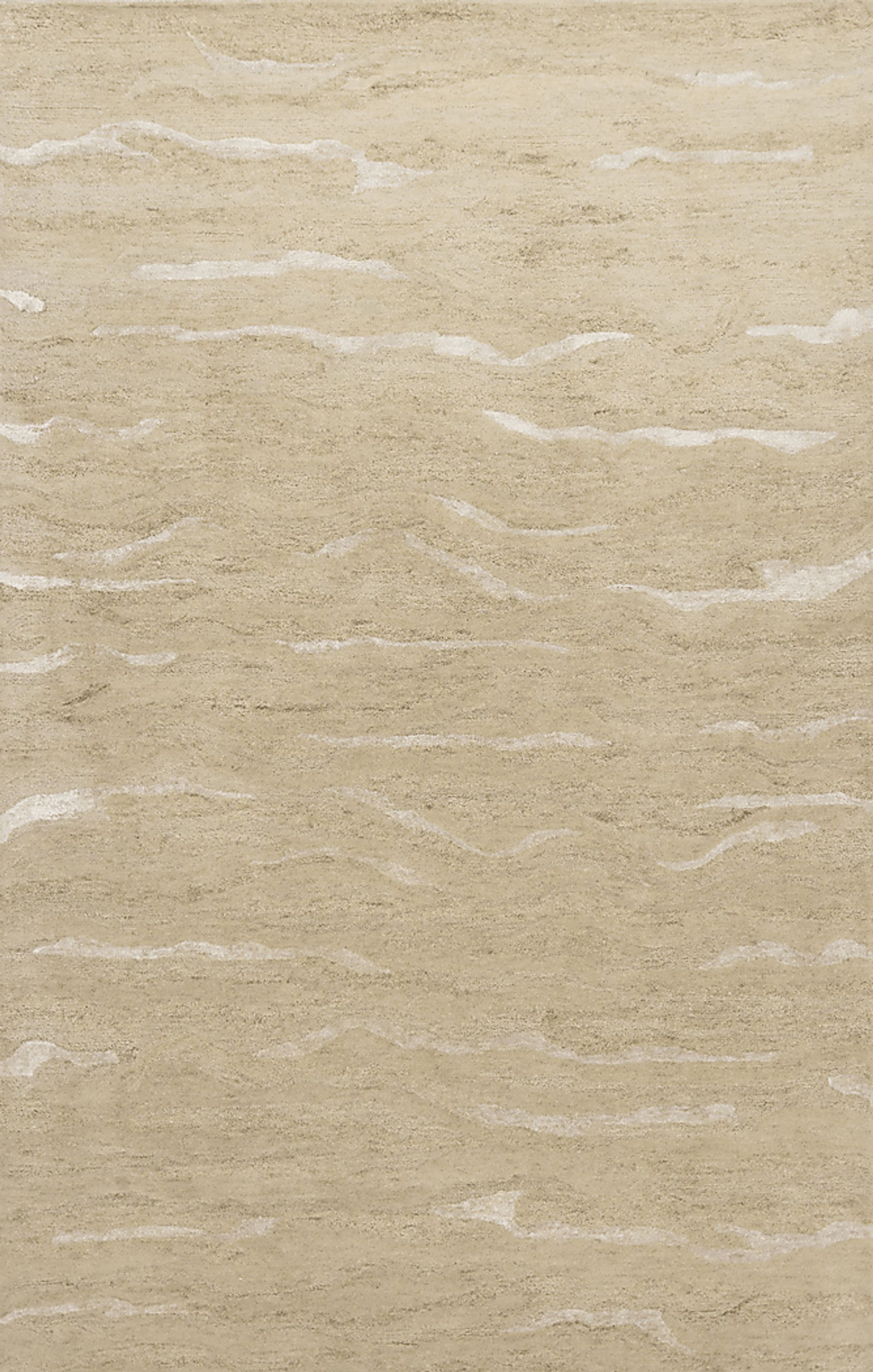 Dune Elements Beige 5' x 7' Rug - Image 1