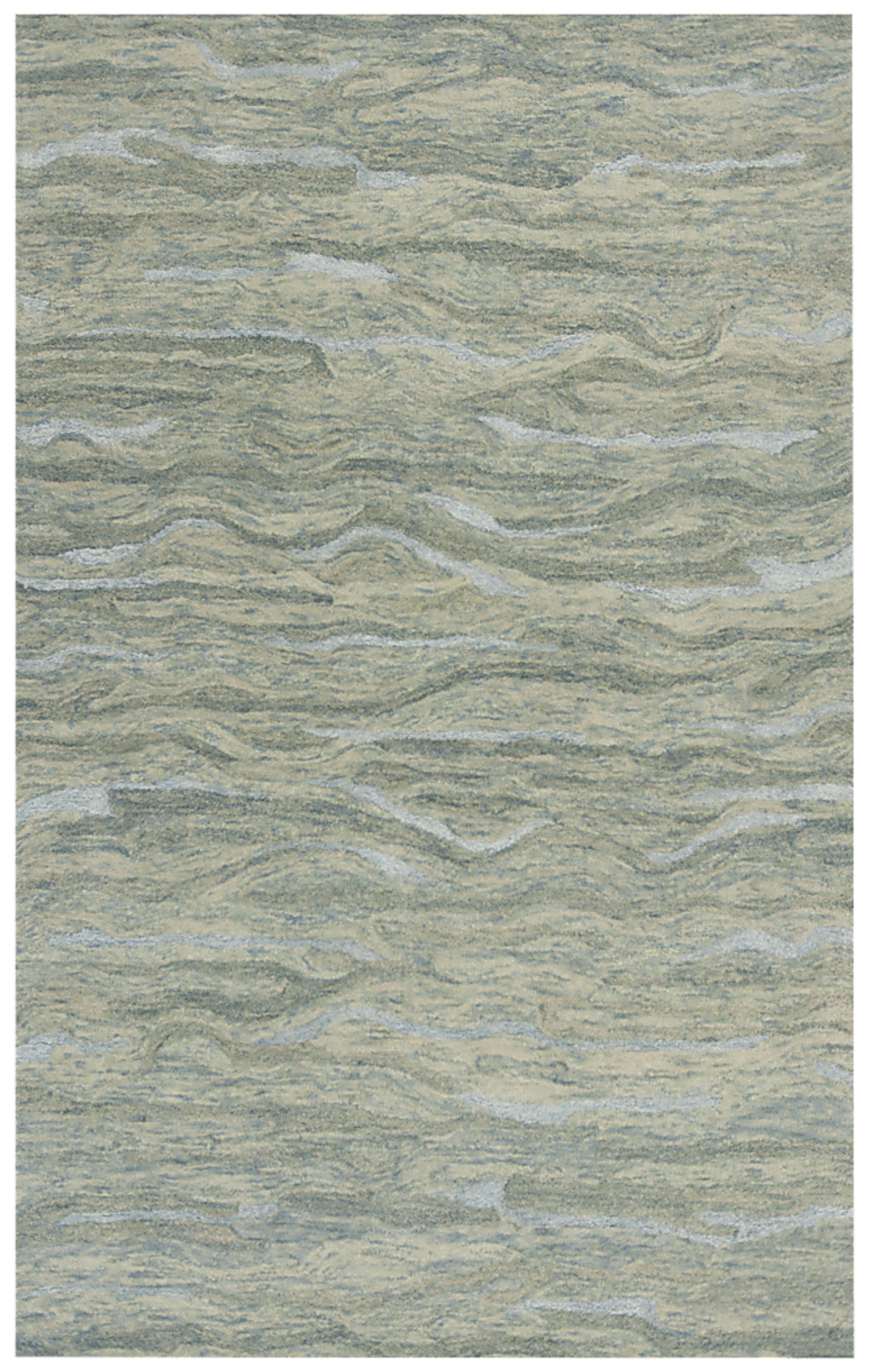 Dune Elements Green 5' x 7' Rug - Image 1
