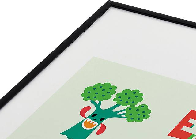 Kids Eat Your Fruits And Veggies Green Metal Print - Thumbnail - Image 3