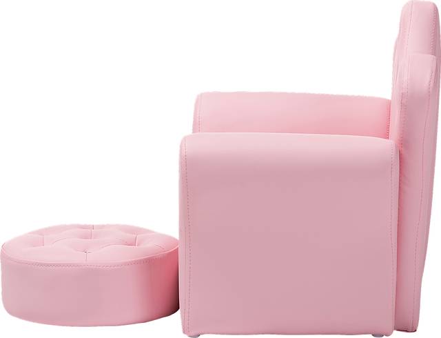 Eblen Pink Toddler Accent Chair - Thumbnail - Image 4
