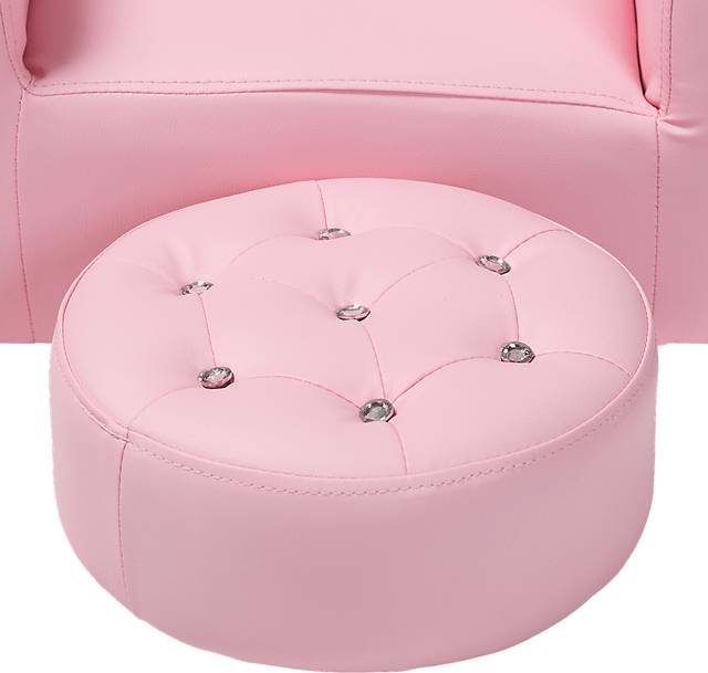 Eblen Pink Toddler Accent Chair - Thumbnail - Image 7
