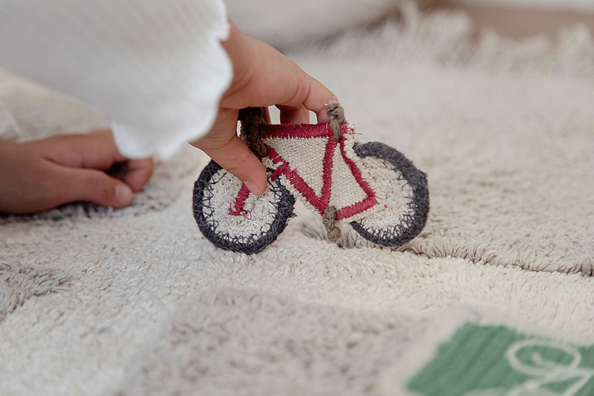 Kids Eco-City Beige 4' x 5'7 Machine Washable Rug - Image 7