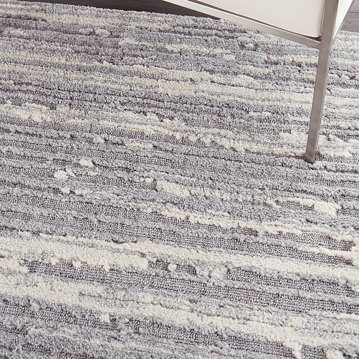 Kids Edoardo Gray 4' x 6' Rug