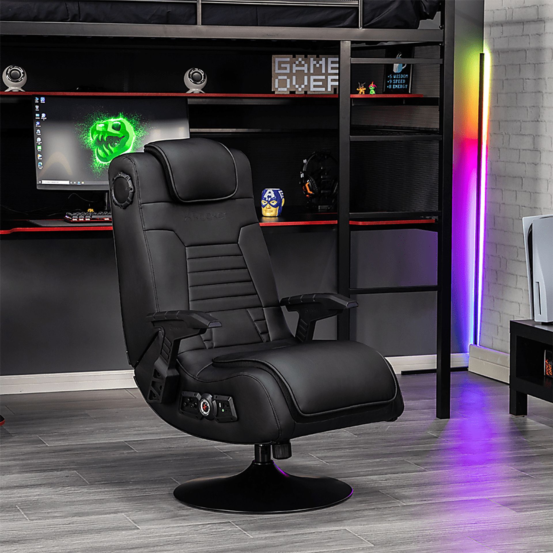 Kids Ekanger II Black Gaming Chair - Image 2