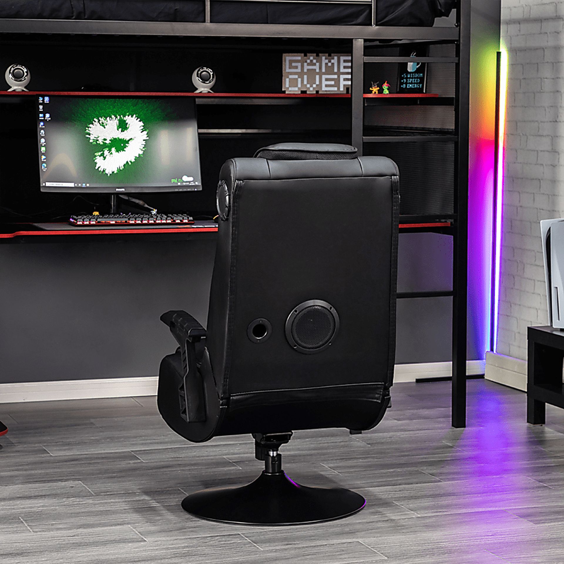 Kids Ekanger II Black Gaming Chair - Image 3