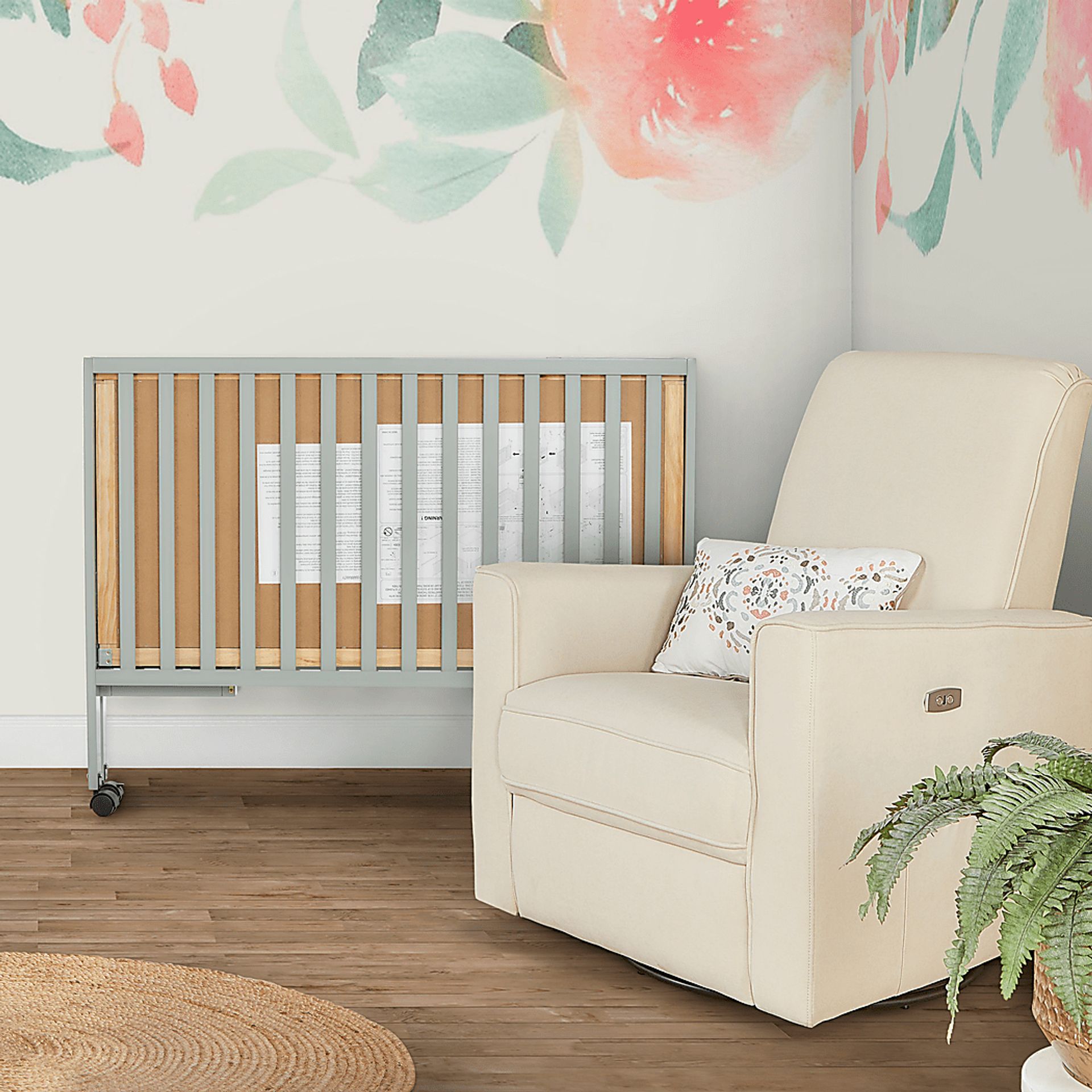 Kids Elaro Gray Crib - Image 3