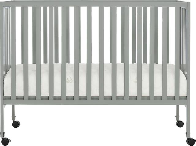 Kids Elaro Gray Crib - Thumbnail - Image 1