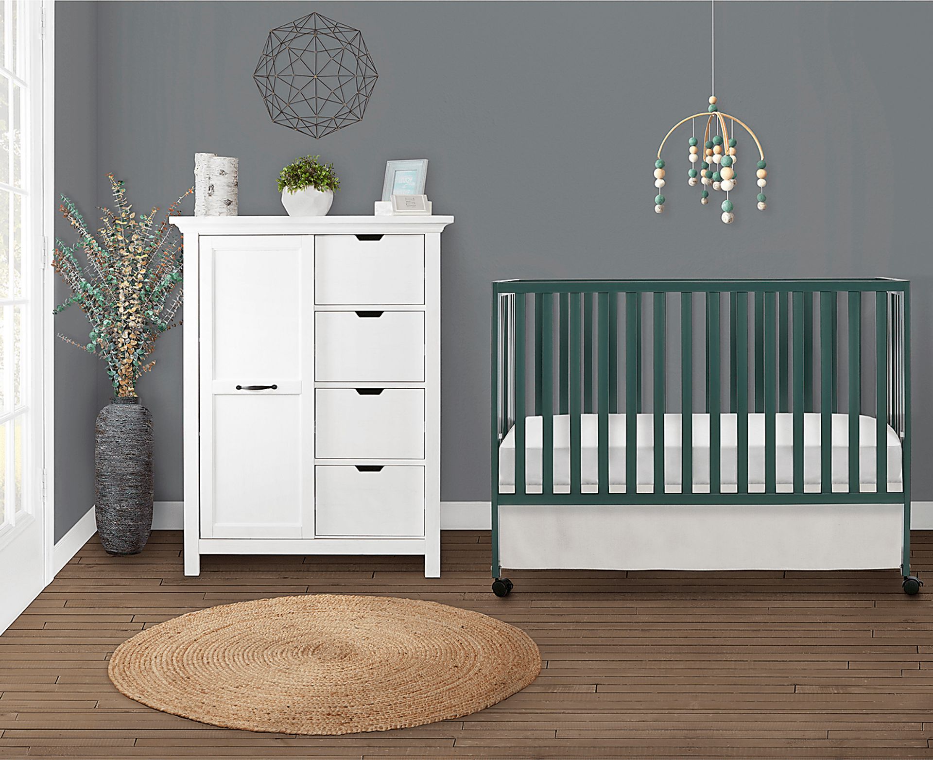 Kids Elaro Olive Crib - Image 3