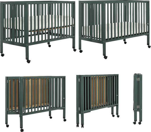 Kids Elaro Olive Crib - Thumbnail - Image 4