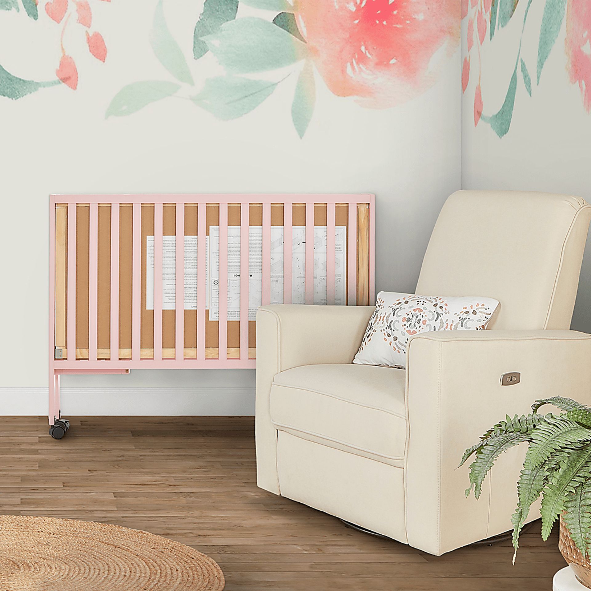 Kids Elaro Pink Crib - Image 2