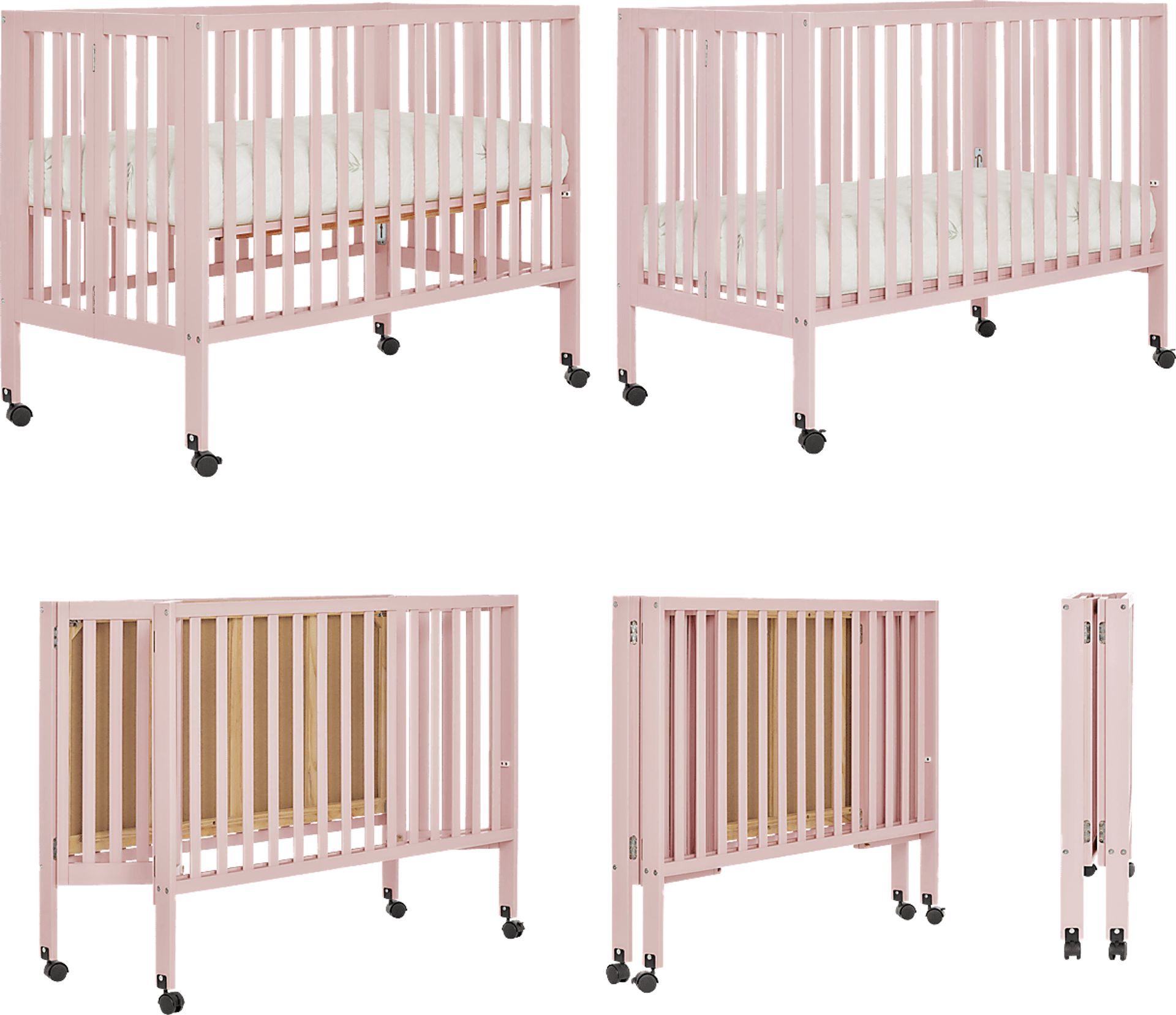 Kids Elaro Pink Crib - Image 4