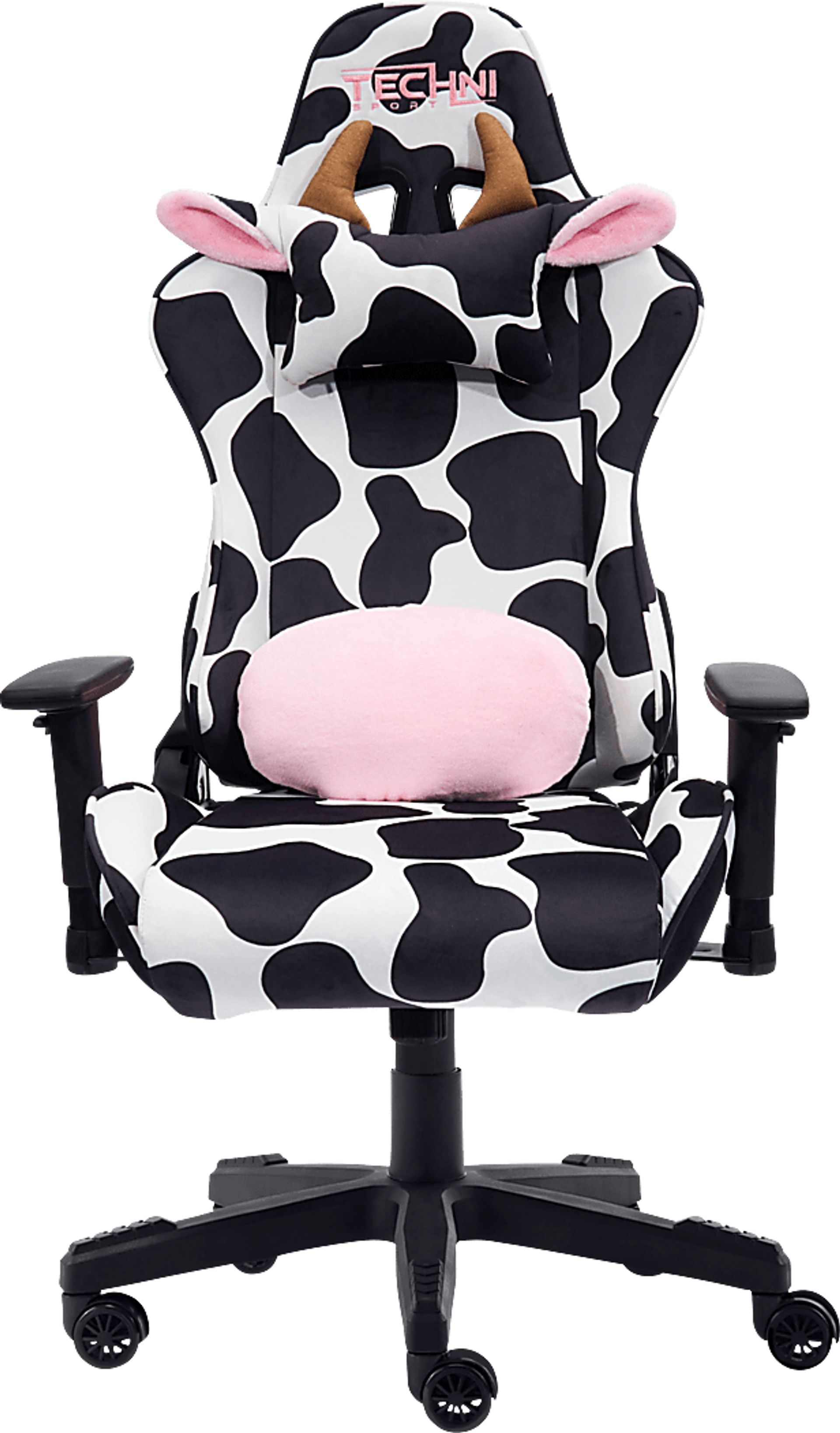 Eldoki Black/White Gaming Chair - Image 5