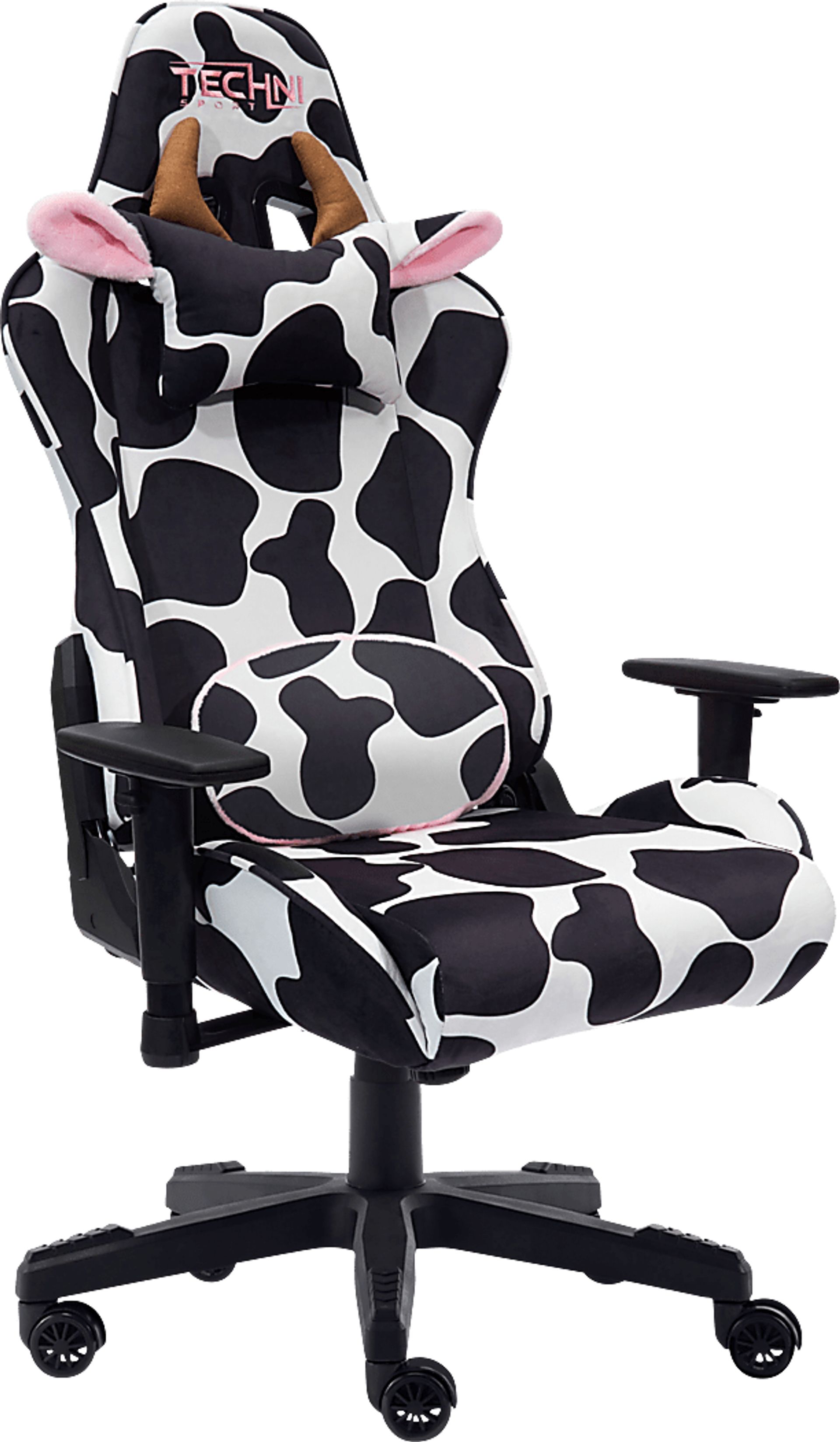 Eldoki Black/White Gaming Chair - Image 9