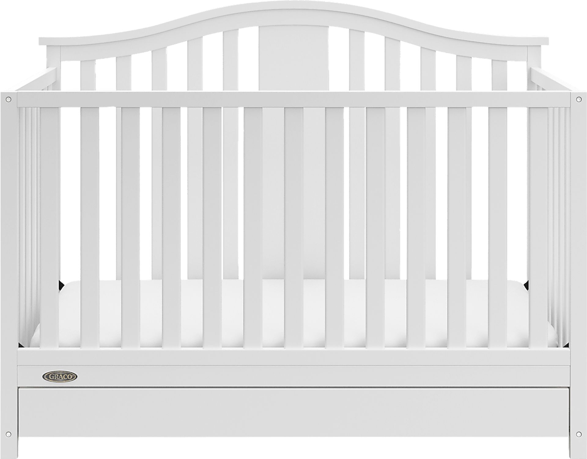 Kids Elentis White Convertible Crib - Image 4