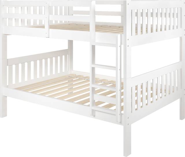 Kids Eleonara I White Full/Full Bunk Bed - Thumbnail - Image 1