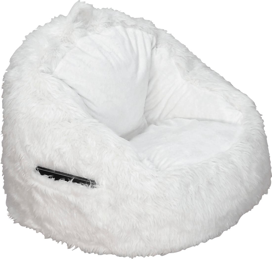 Kids Elili White Bean Bag Rooms To Go