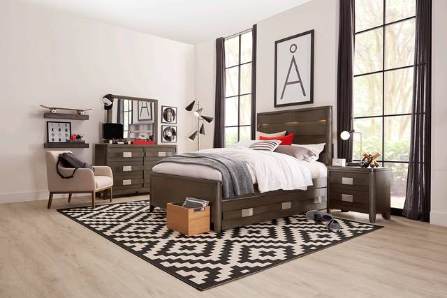 Kids Elliot Park Cinnamon 5 Pc Twin Panel Bedroom - Thumbnail - Image 1