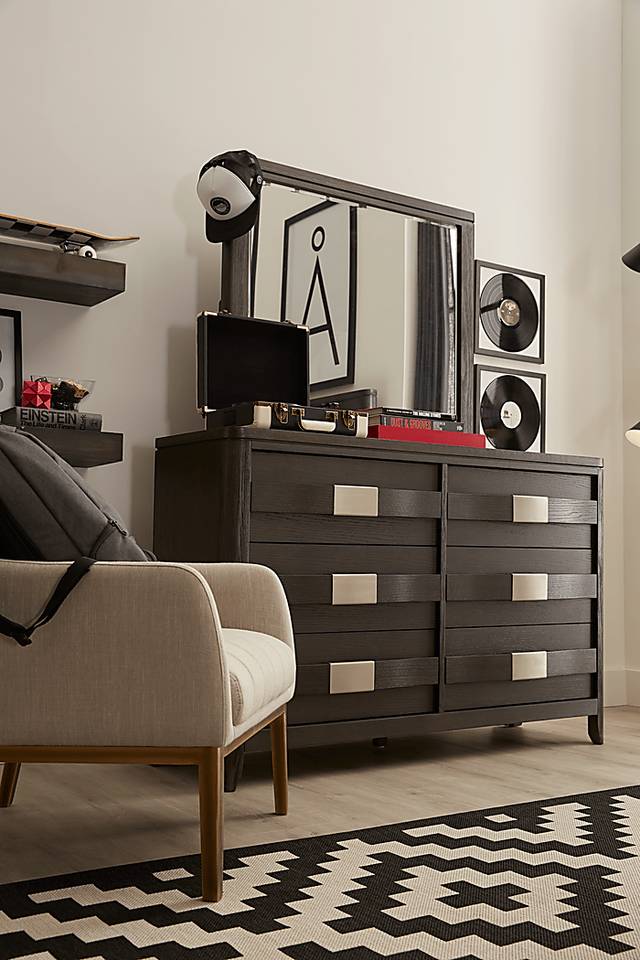 Kids Elliot Park Cinnamon Dresser & Mirror Set - Thumbnail - Image 3