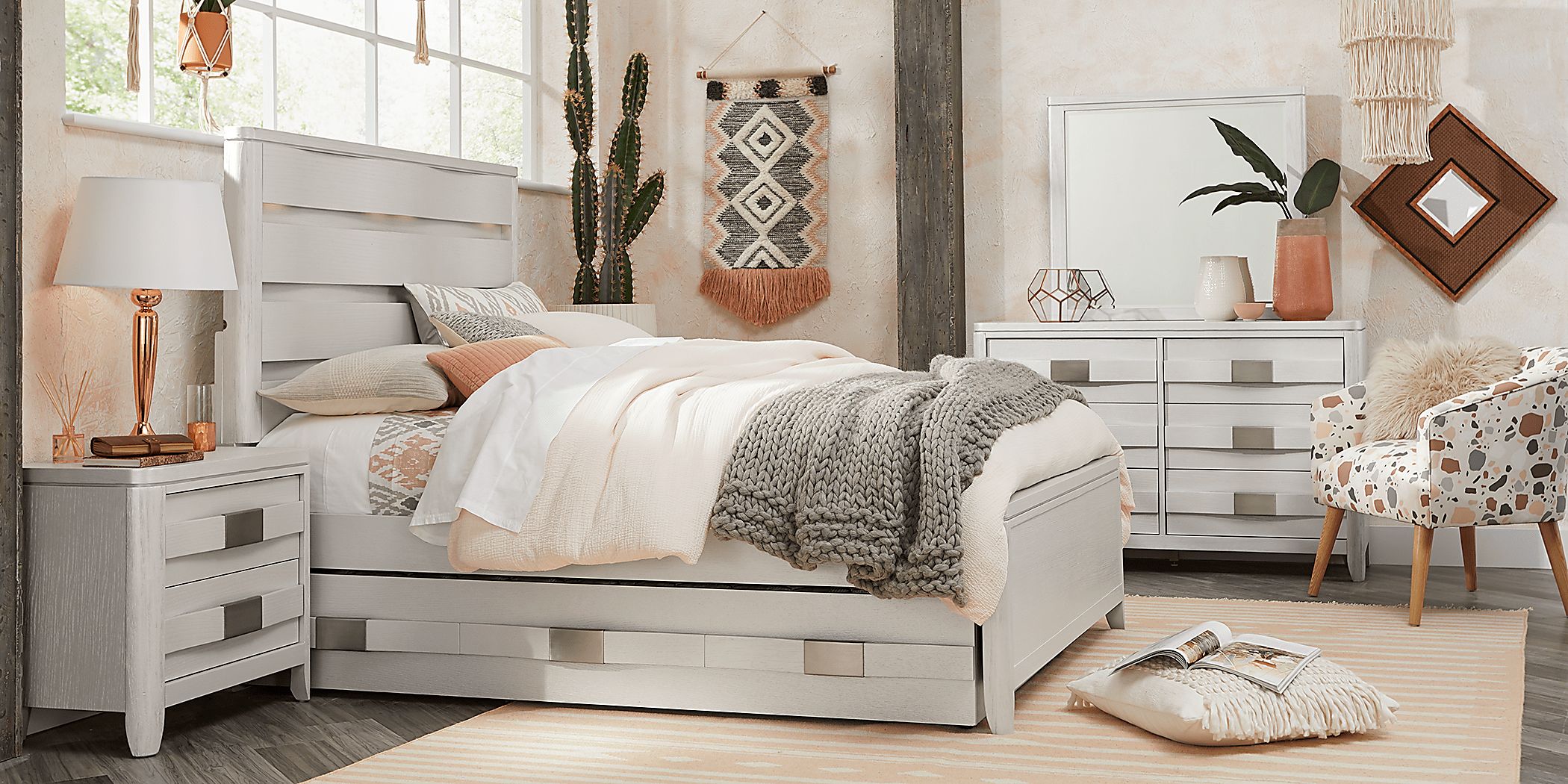 Kids Elliot Park Platinum 5 Pc Full Panel Bedroom Rooms To Go