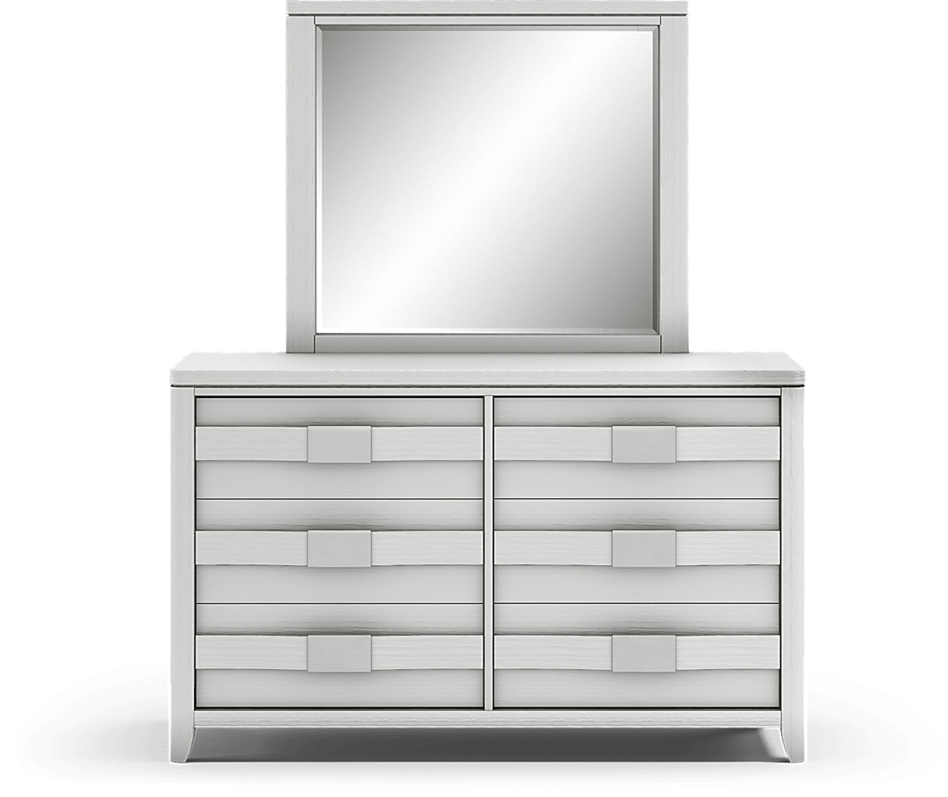Kids Elliot Park Platinum Dresser & Mirror Set - Image 1