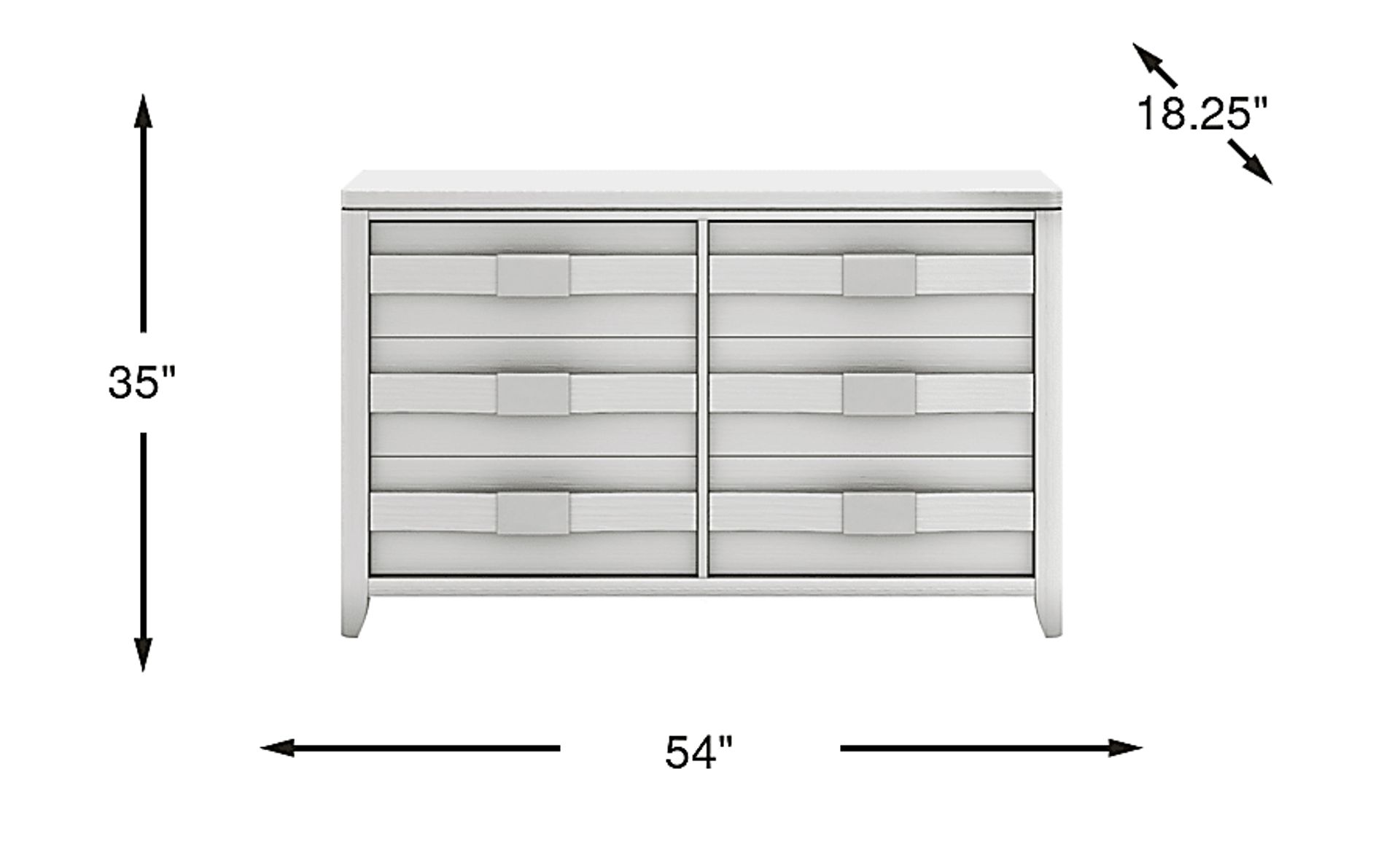 Dimension Image. Please refer to the Dimension Tab on this page for dimension details.