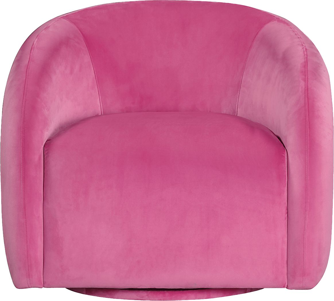 Kids Ellipse Pink Swivel Chair