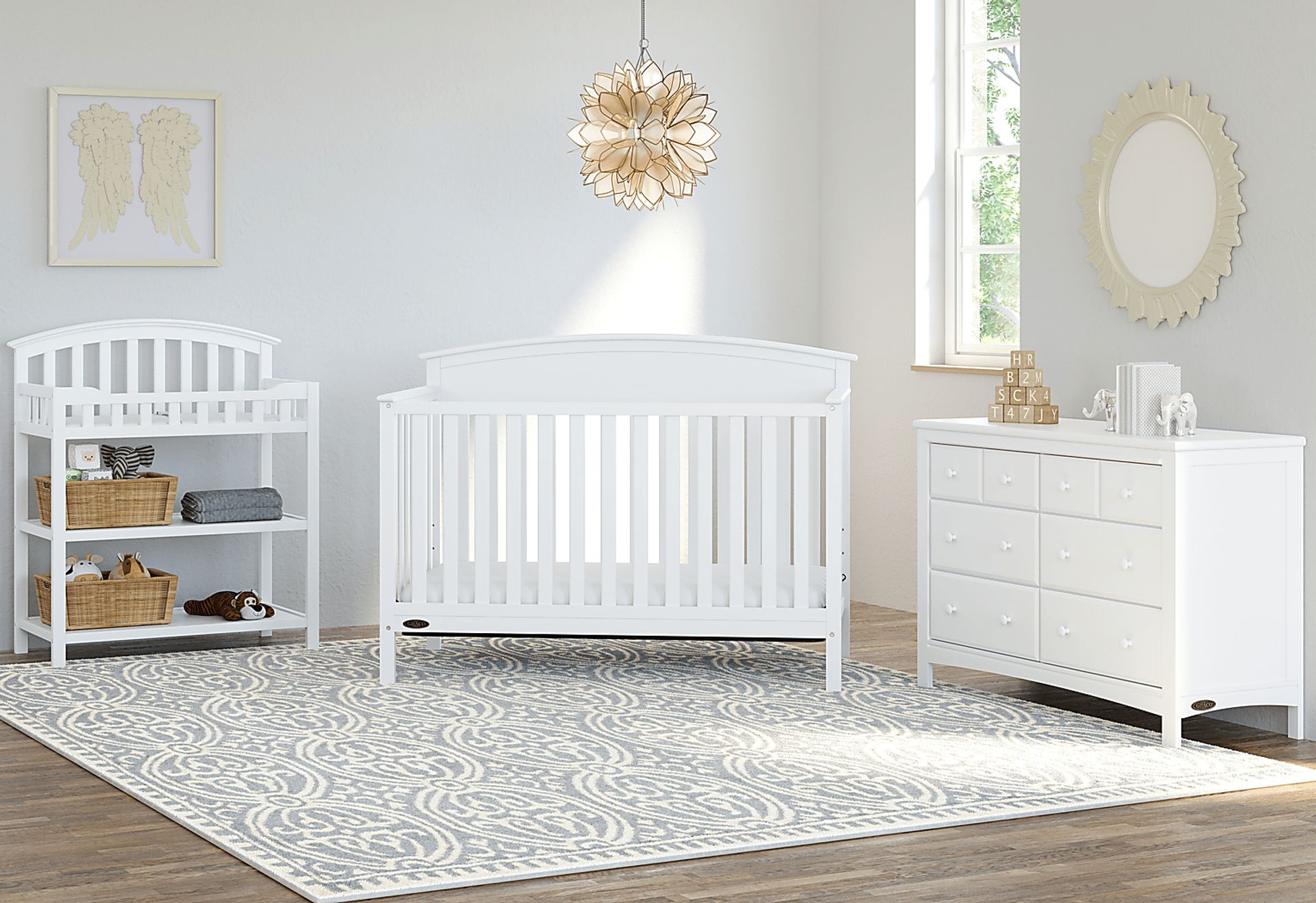 Kids Elun White Dresser - Image 2