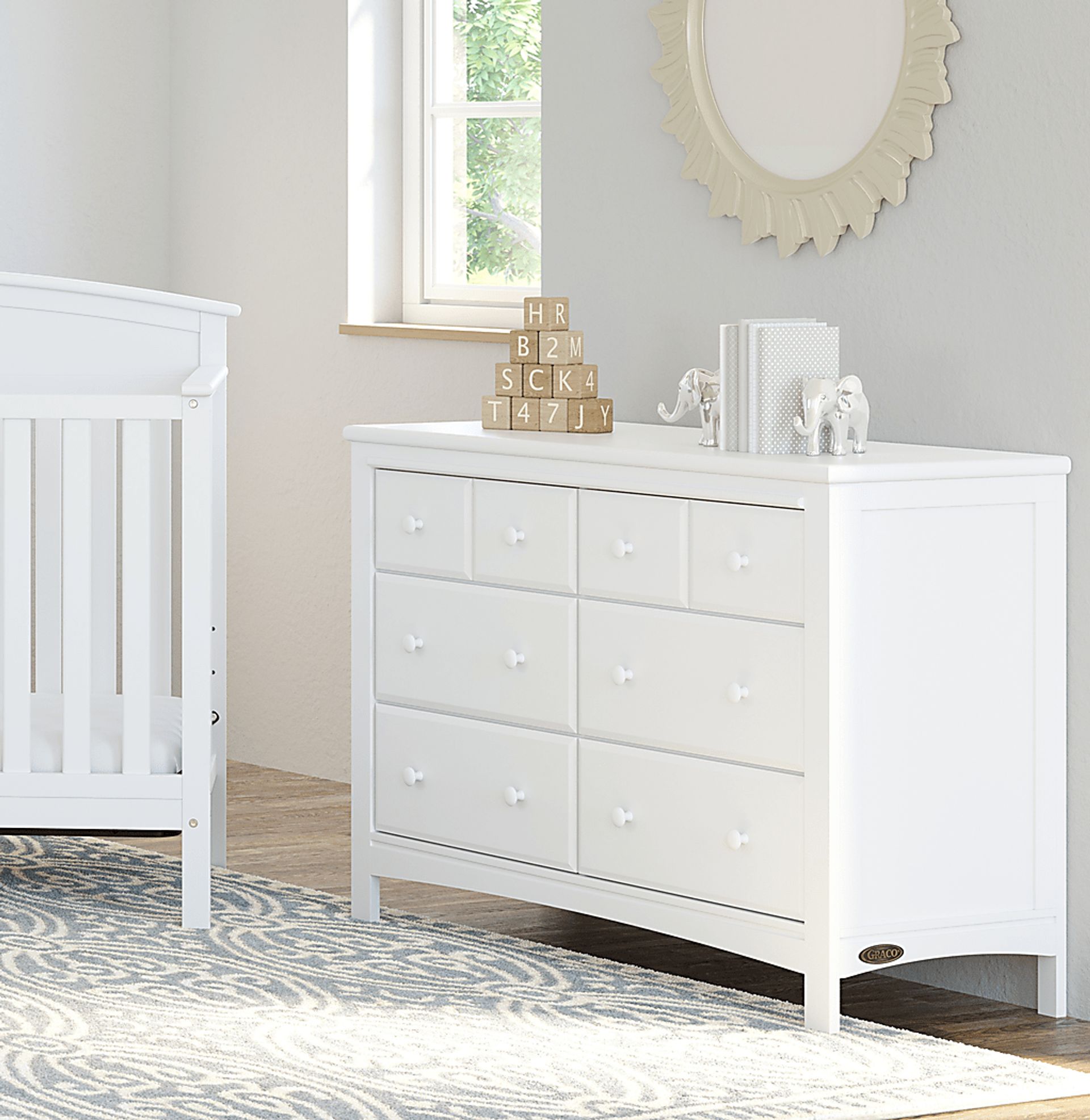 Kids Elun White Dresser - Image 3